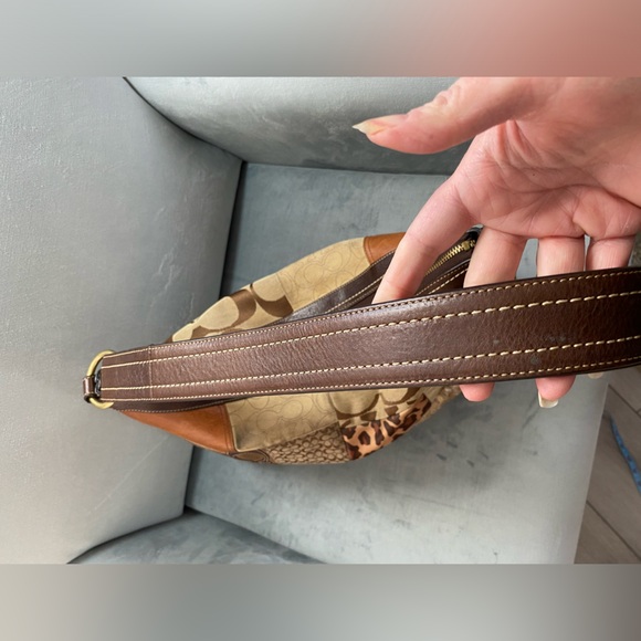 EUC Coach, beautiful leather original patchwork, design bag, 16”Wx11”Hx4”D - Picture 8 of 17